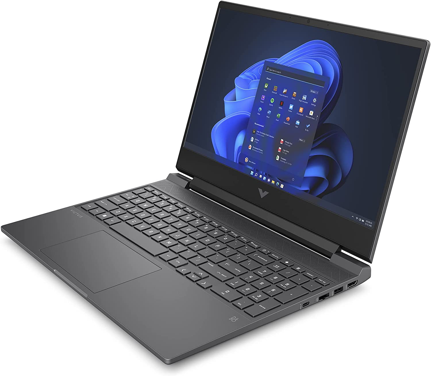 HP Victus Gaming Laptop 15-fb0039ne, 15.6" FHD, 5th Gen AMD Ryzen™ 5, 16GB RAM, 512GB SSD, 4GB NVIDIA® GeForce® RTX 3050 Graphics