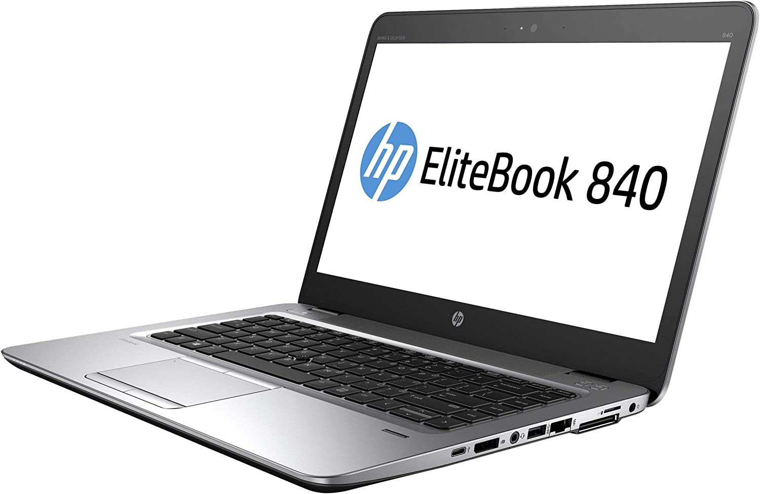 HP EliteBook 840 G3 Intel Core i5 6th Generation 16GB DDR4 RAM 512GB SSD HARD-DRIVE 14" FHD Windows 10 Pro 64-Bit Silver Laptop