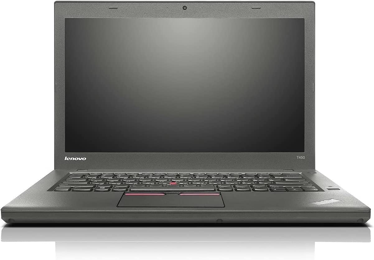 Lenovo ThinkPad T450 Business Laptop, Intel Core i5-5th Generation CPU, 8GB DDR3L RAM, 256GB SSD Hard, 14.1 inch Display