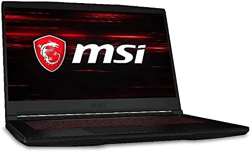 2021 Latest MSI GF63 Thin Gaming Laptop 15.6 “ FHD IPS Display i5-10300H Upto 4.5GHz 16GB 1TB SSD NVIDIA® GeForce® GTX 4GB 1650 Max-Q Graphics Backlit Eng Key WIN10 Black