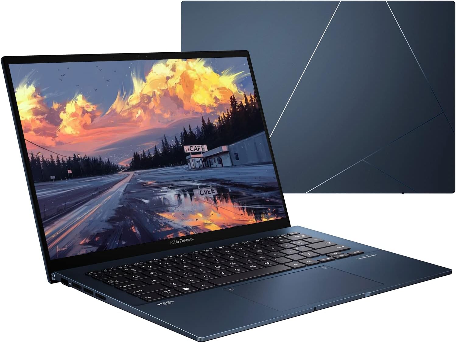 Newest ASUS Zenbook 14" 2.8K (2880 x 1800) 90Hz OLED Laptop, 12th Gen Core i5-1240P Processor (Beats i7-1185G7), Backlit Keyboard, Fingerprint Reader, Harman Kardon, Win 11 (8GB RAM | 1TB PCIe SSD)