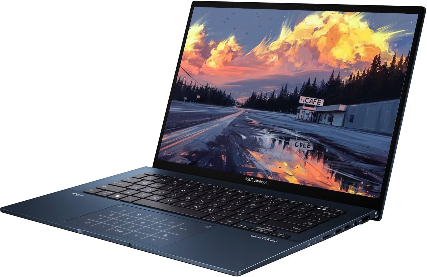 Newest ASUS Zenbook 14" 2.8K (2880 x 1800) 90Hz OLED Laptop, 12th Gen Core i5-1240P Processor (Beats i7-1185G7), Backlit Keyboard, Fingerprint Reader, Harman Kardon, Win 11 (8GB RAM | 1TB PCIe SSD)