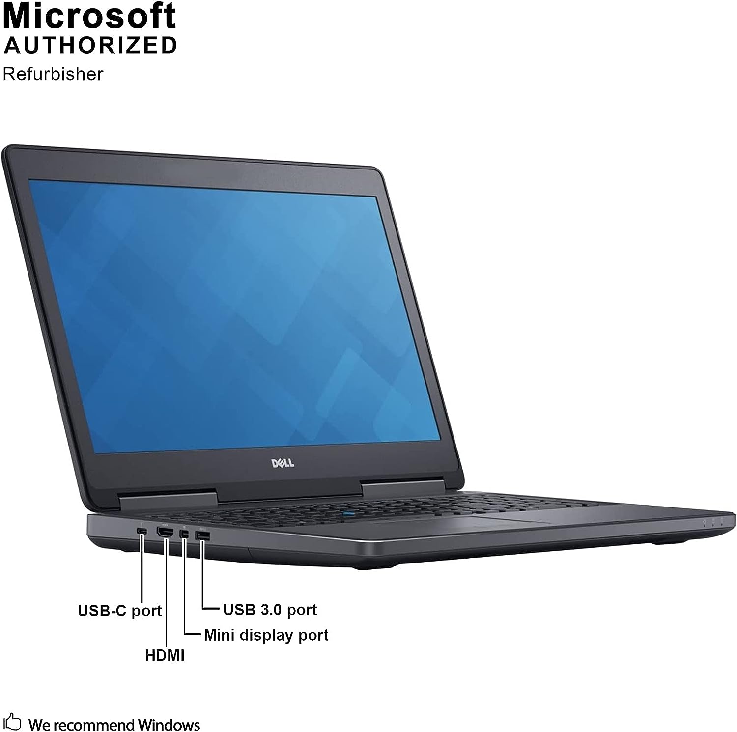 DELL PRECISION 7510 - i7-6820HQ - 16GB RAM- 512GB SSD - 2GB R9 M375X AMD - 15.6 ing FULL HD