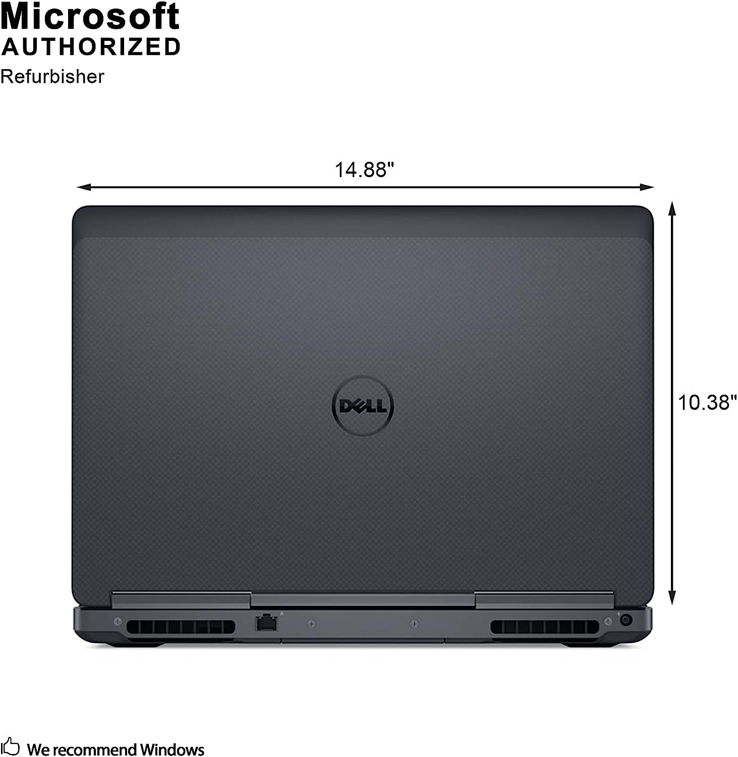 DELL PRECISION 7510 - i7-6820HQ - 16GB RAM- 512GB SSD - 2GB R9 M375X AMD - 15.6 ing FULL HD