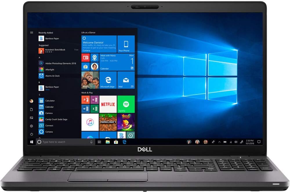 Dell Latitude 5500 Home And Business Laptop Intel I5-8265U 4-Core, 8Gb Ram, 256Gb Ssd, Intel UHD Graphics, 15.6 “Full Hd 1920X1080, Fingerprint, Bluetooth, Webcam, 3Xusb 3.1, Win 10 Pro