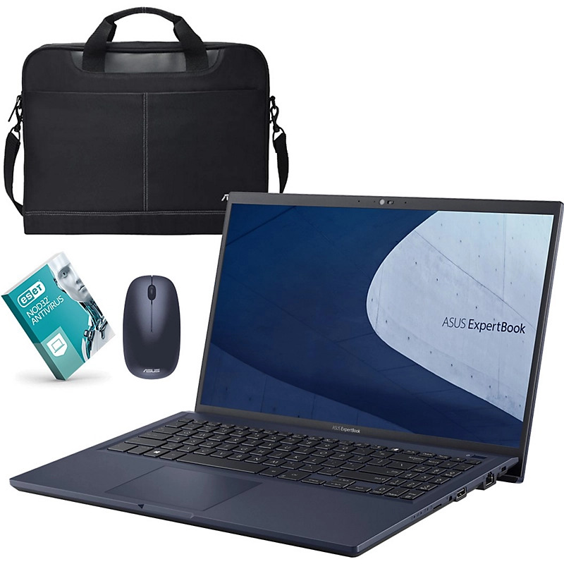 Asus ExpertBook B1400CEAE | Core i5-1135G7 | 24GB |1TB SSD | 14 inch FHD | Backlit | Fingerprint | WIN 11 | FPR-FARSI KB-NUMERIC KEYPAD | WITH BAG AND MOUSE