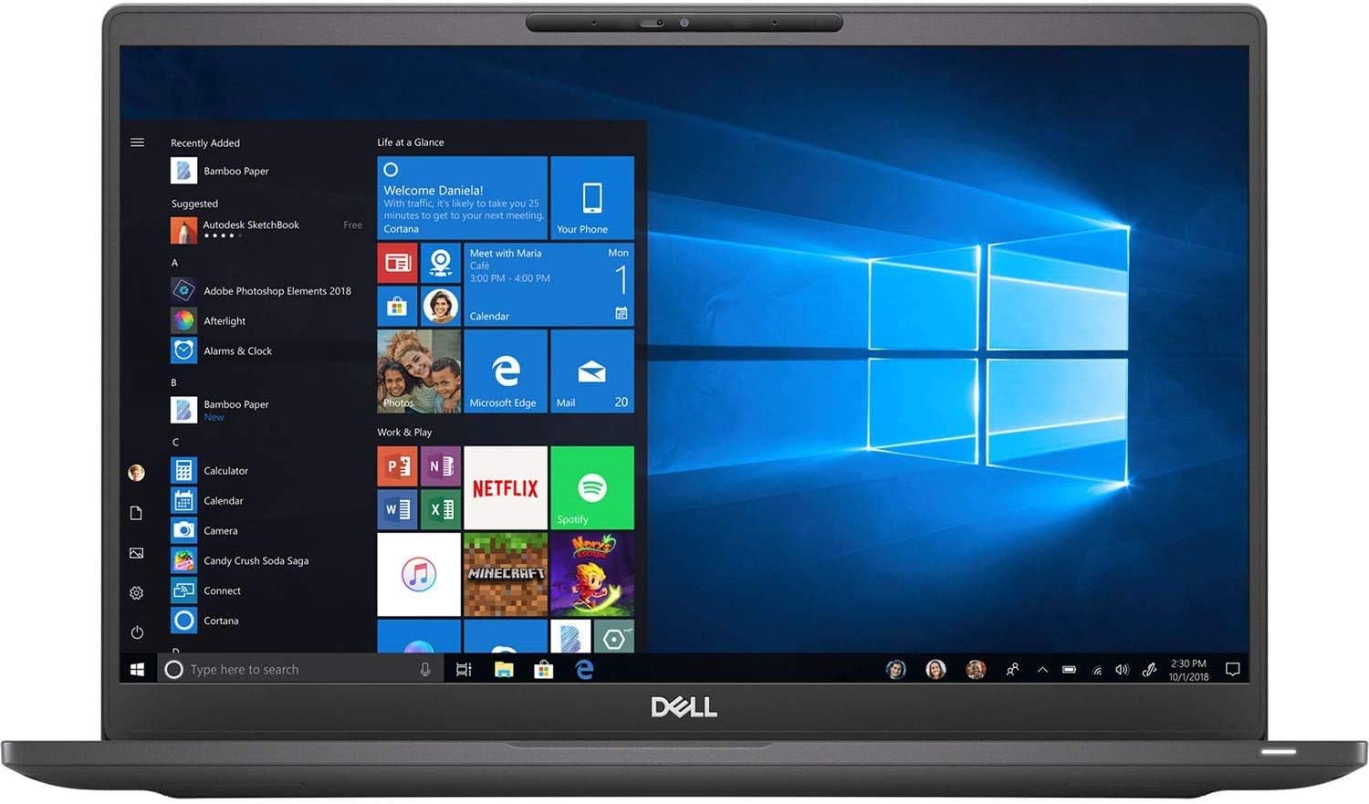 Dell Latitude 7400 Laptop - Intel Core i7-8665U - 8th Generation - 256GB Solid State Drive - 8GB DDR4 - Integrated Intel UHD 620 - Windows 10 Pro-64 bit