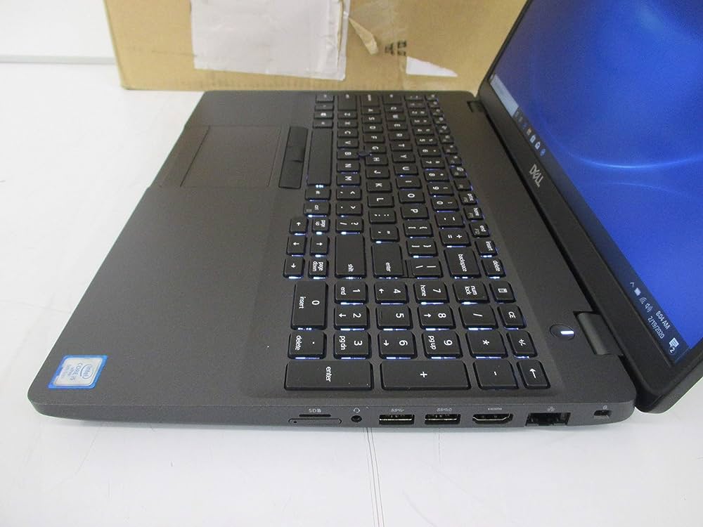 Dell Latitude 5501 Laptop 15.6 Intel Core I7 9Th Gen  256Gb SSD 8Gb Ram 1920X1080 Fhd Windows 10 Pro