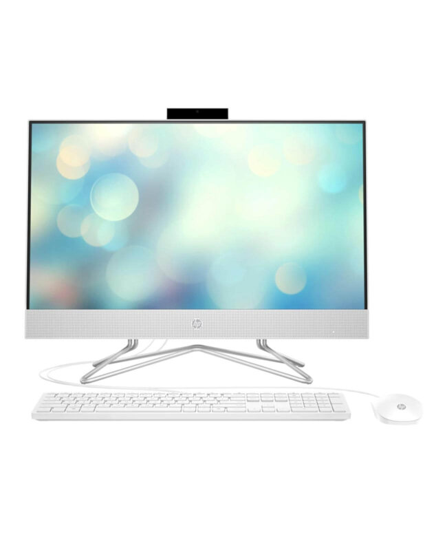 HP 200-G4 All-in-OneIntel® Core™ i5-1235U 12th Gen Processor, 8GB Ram, 1.0TB Hard Drive, DVD-Writer, 21.5” Full HD (1920 x 1080) Screen, Win 11 Home, White Color, 5W800ES