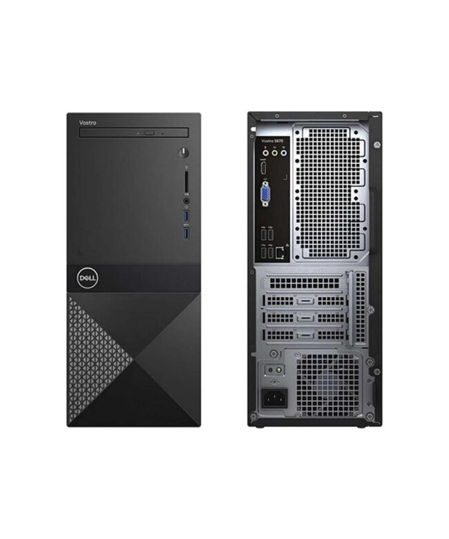 Dell Vostro 3910 Tower Intel Core i3-12100 12th Gen Processor, 8GB Ram, 512GB SSD, Intel® UHD Graphics 770, Window 11 Pro