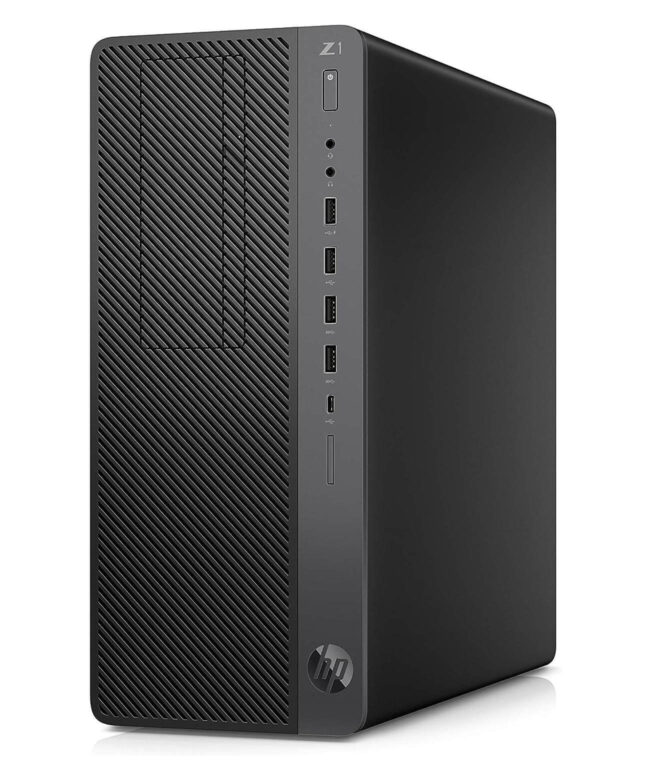 HP Entry Z1-G5 Tower Workstation ..Intel® Core™ i9-9900 (3.1GHz – 9th Gen) Processor, 16GB DDR4 Ram, 2.0TB Hard Drive, DVD+RW, Black Color