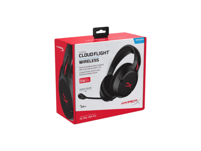 HyperX Cloud Flight Wireless Gaming HeadSet with Long-Lasting Battery Life (Upto 30 Hours)