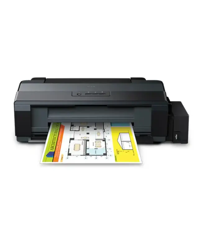 Epson EcoTank L1300 A3+ Ink Tank Printer, Capacity Up to 100 Sheets Standard & 20 Photo Sheets, 5.5 / 15 ppm Color & Black Print Speed, 5706 x 5706 DPI, USB 2.0 Interface, Black