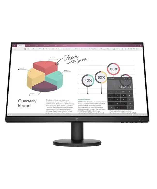 HP P24V-G4 IPS Full HD (1920×1080) LED 23.8-inch Monitor- HDMI, VGA – Black