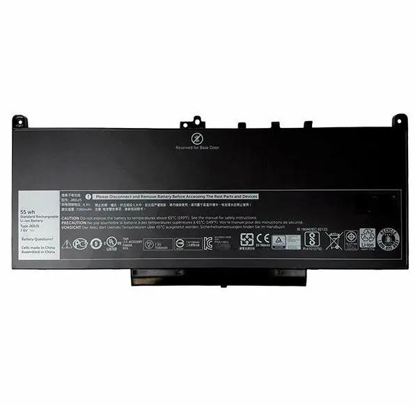 7470 ZTHY 42WH 7CJRC Laptop Battery Compatible with Dell Latitude