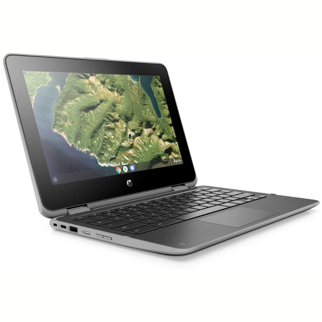 HP Chromebook X360 11 G2 EE | Intel Processor | Ram 2GB | SSD 16GB | 12-Inch Touch Screen | (Refurbished)