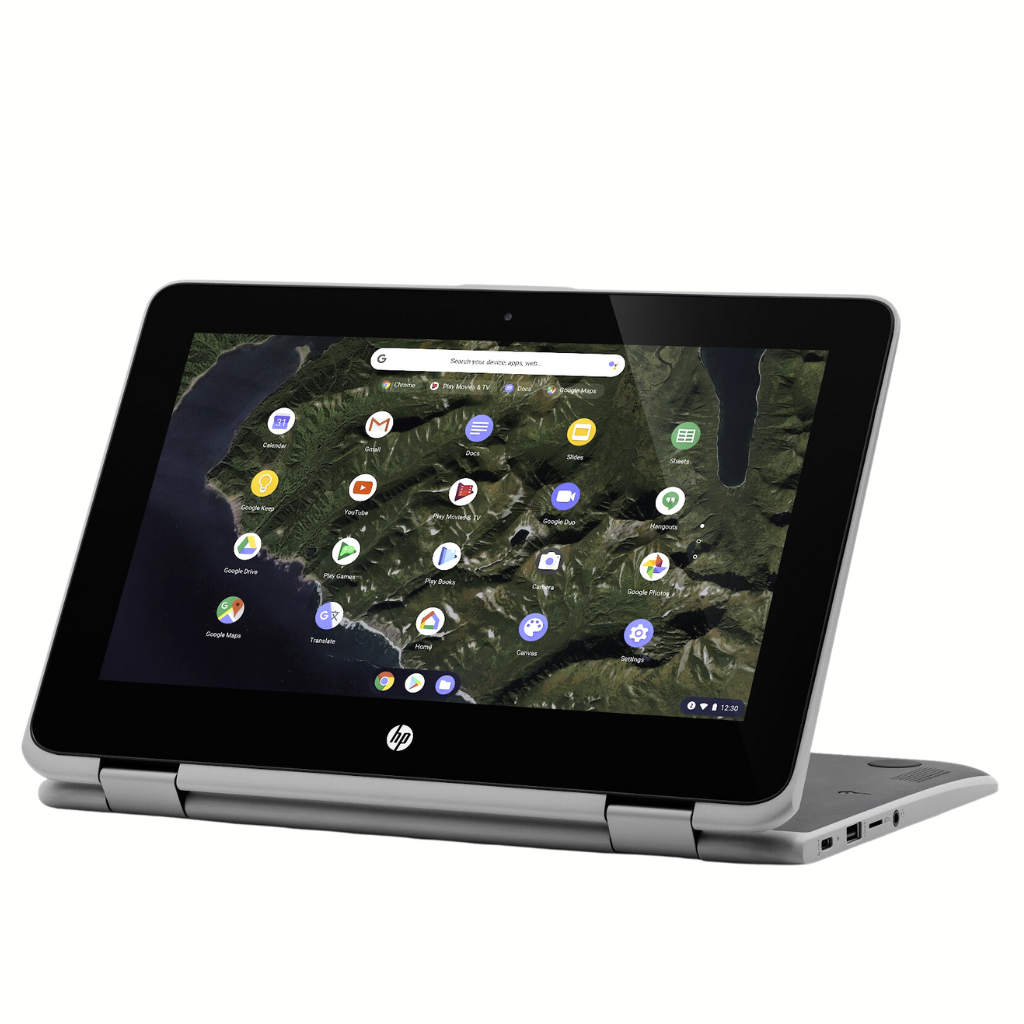 HP Chromebook X360 11 G2 EE | Intel Processor | Ram 2GB | SSD 16GB | 12-Inch Touch Screen | (Refurbished)