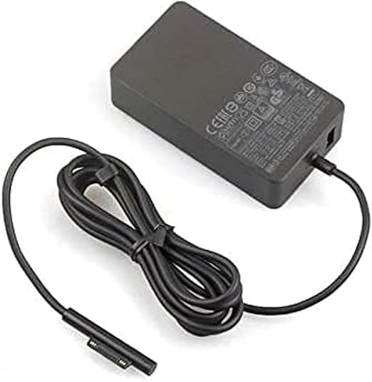 Surfaces 44w Power Supply Pro Charger For Surfaces Pro 6/pro 5 - Black