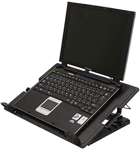 Silent 9-Inch USB Cooling Pad Stand Fan, Adjustable, Black, for Laptops, Desktops, and Gaming Consoles